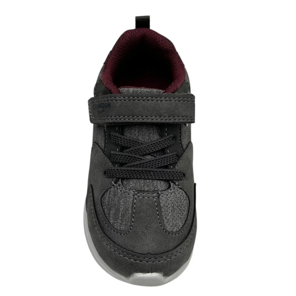 OshKosh Toddler Boys Slip On Casual Sneakers Size 9 Gray‎ Lightweight Flexible